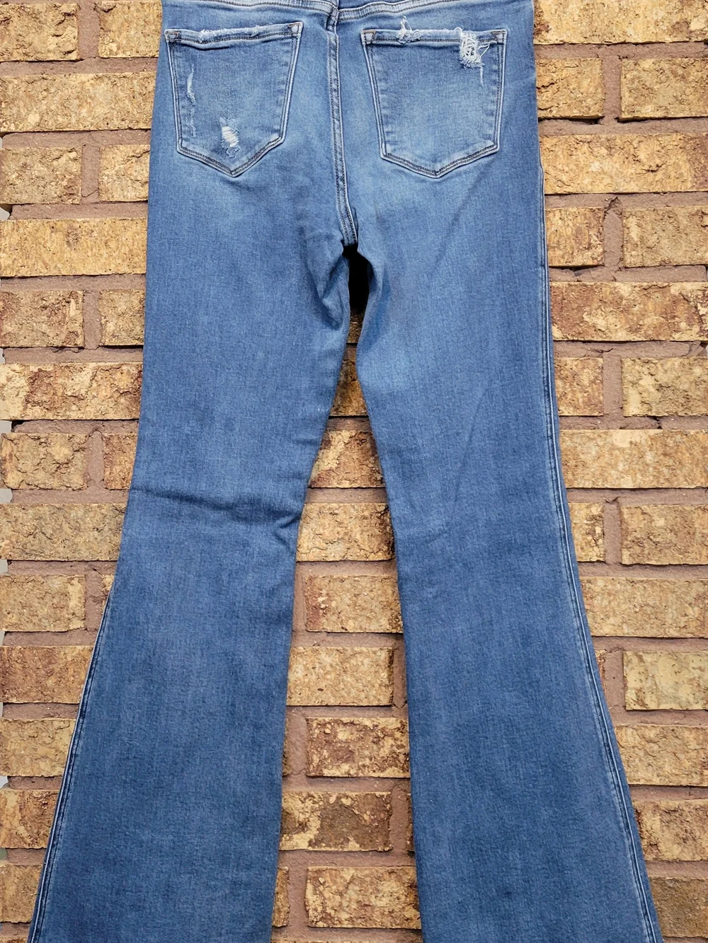 Vervet High Rise Flare and Distressed Denim Jeans Size 29 - Picture 3 of 11